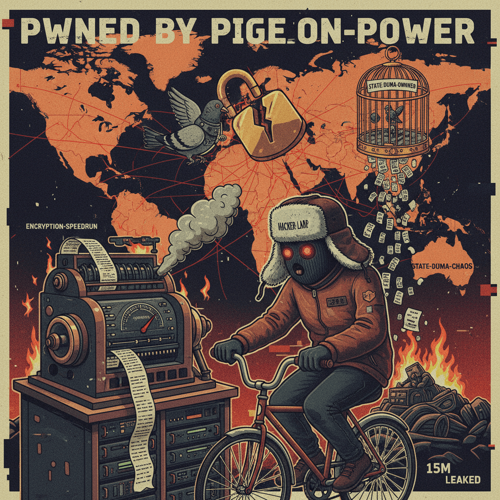 FSB messenger pwned, 15M accounts leaked, hackers speedran a year of probing