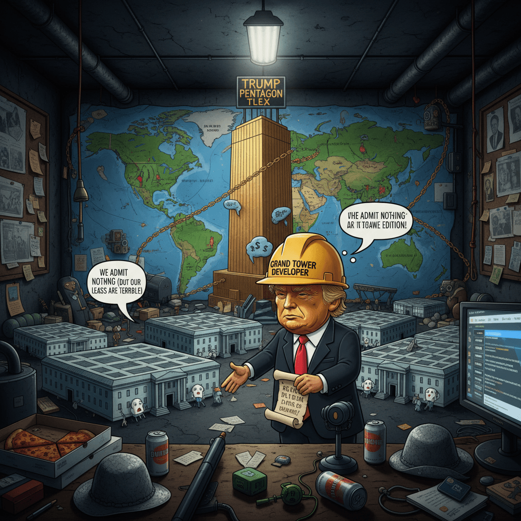 Pentagon admits incompetence via real estate developer diplomacy