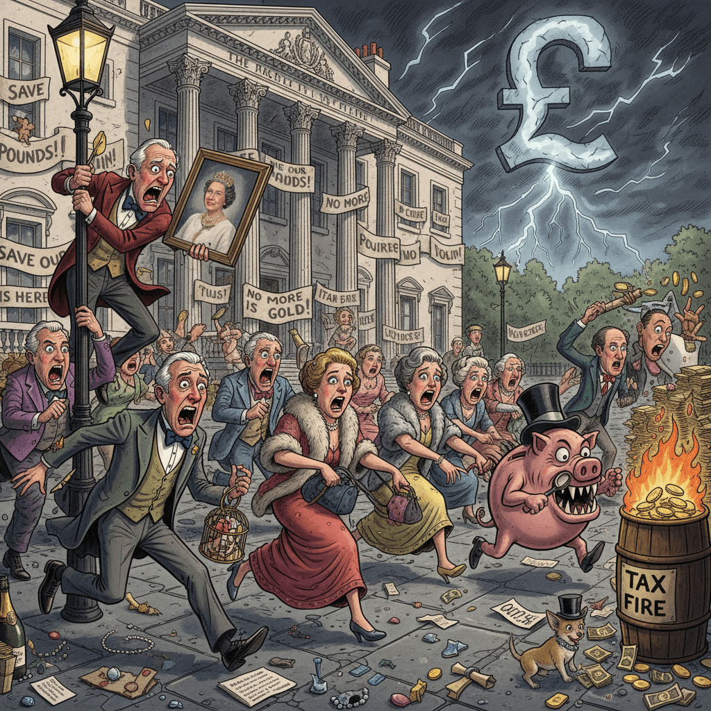 Rich Londoners fear slightly higher taxes, absolutely lose it