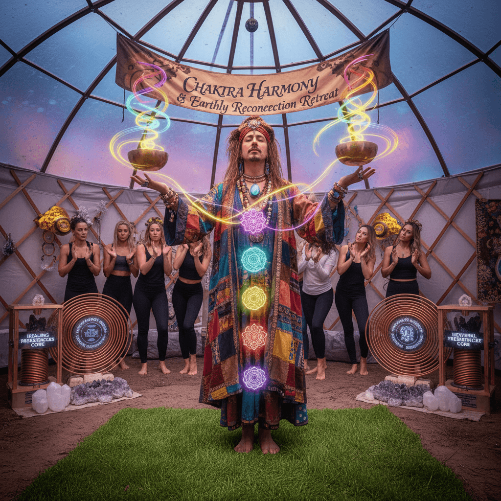 Touch grass in a yurt: align your chakras with singing bowls