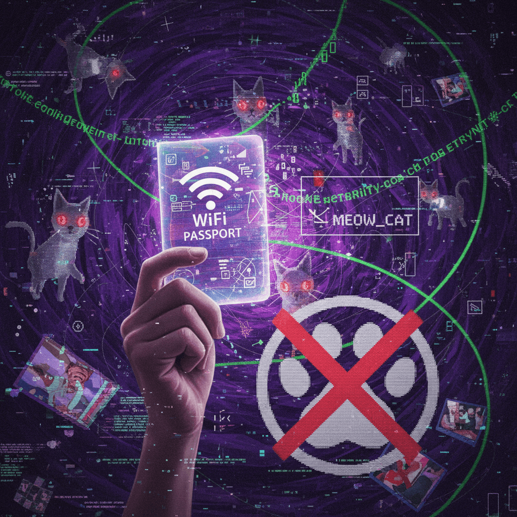 wifi passport grants you citizenship in the void, cat not included