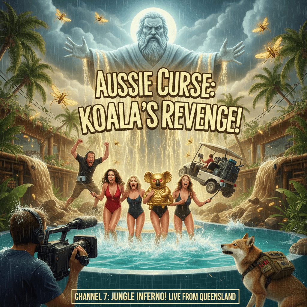 biblical storm ruins influencer jungle spa, producers big mad