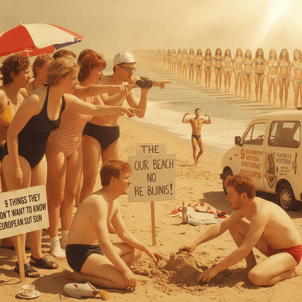 British people discover Europeans exist, bikinis involved