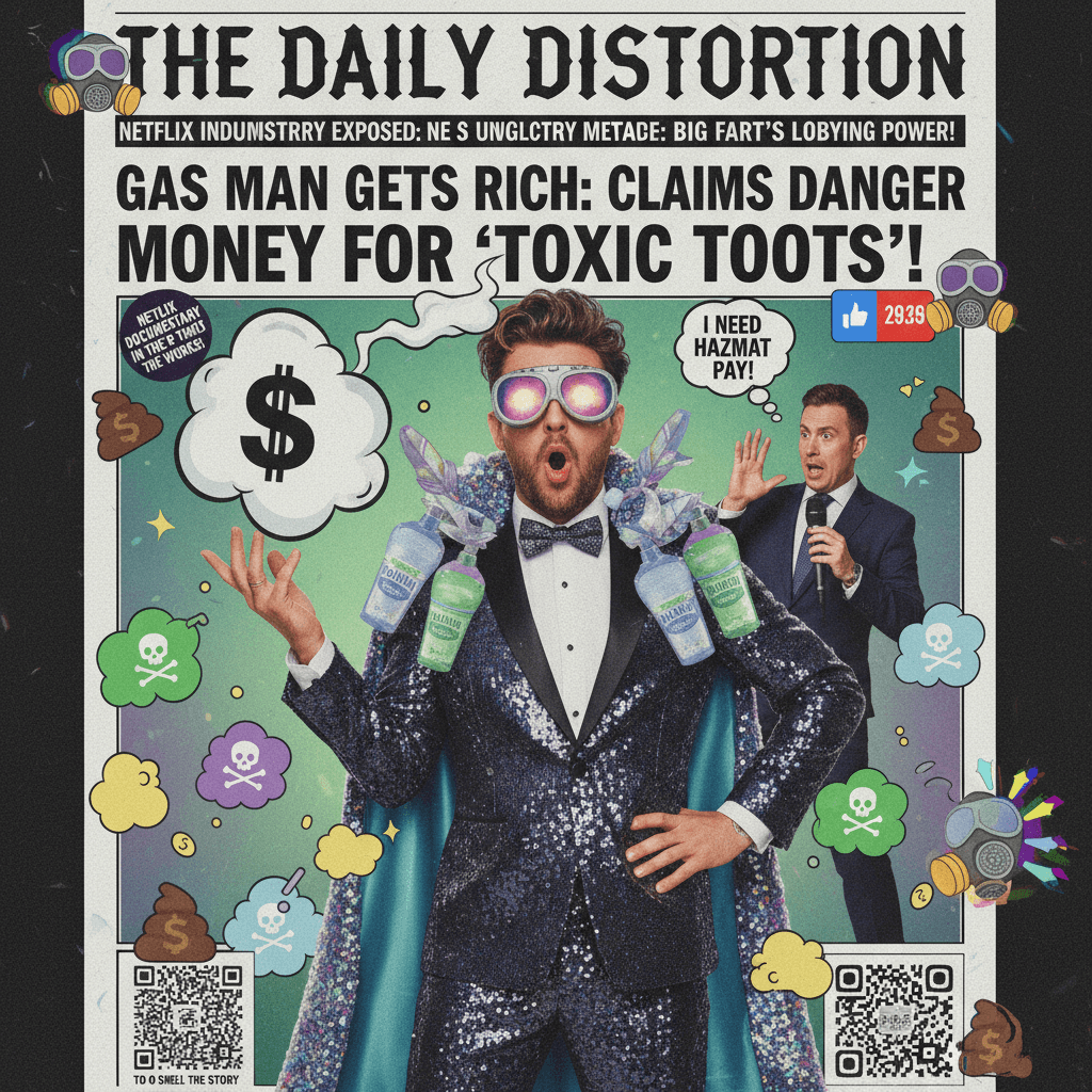 Professional fart consultant claims job hazard pay