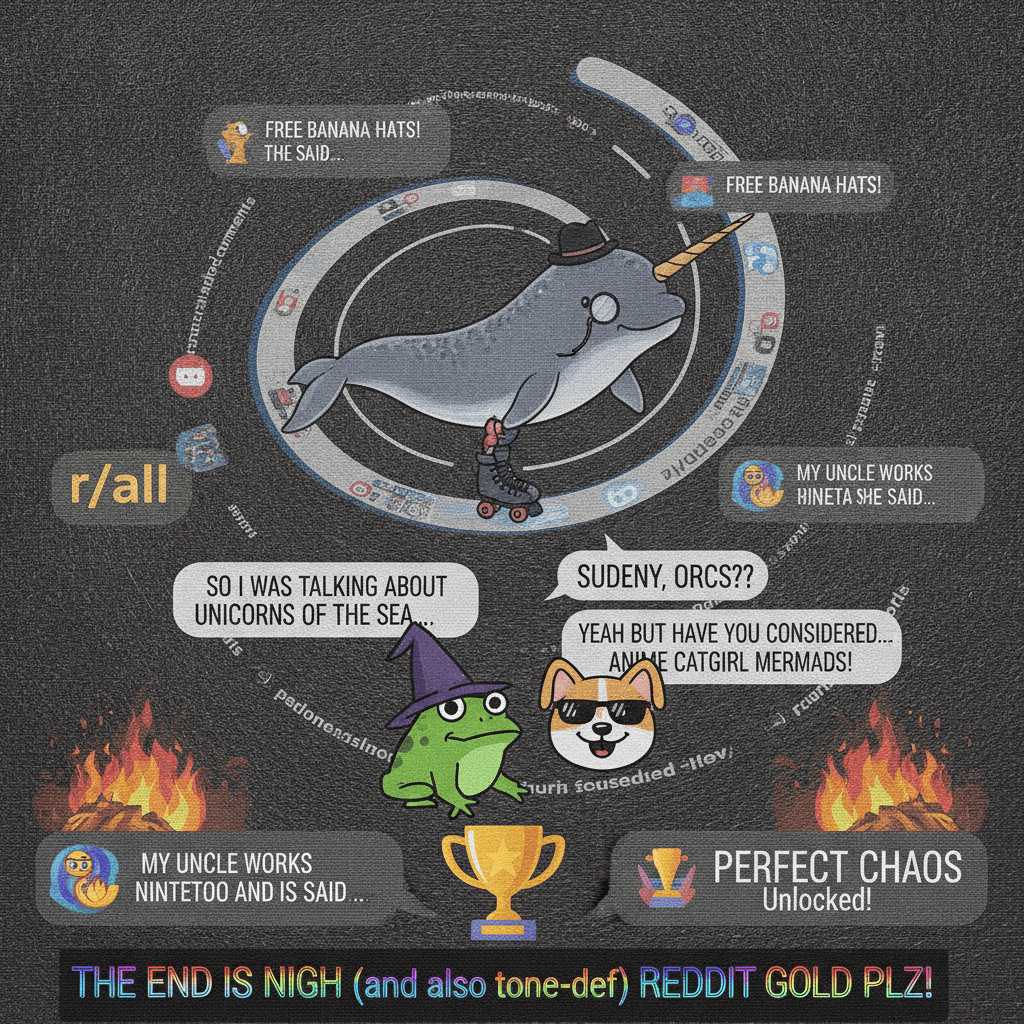 narwhal discourse speedruns into casual bigotry, perfect chaos