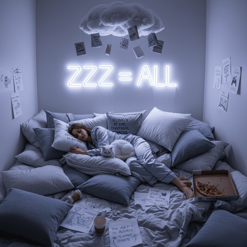 just lie down bro, sleep is the answer to everything apparently