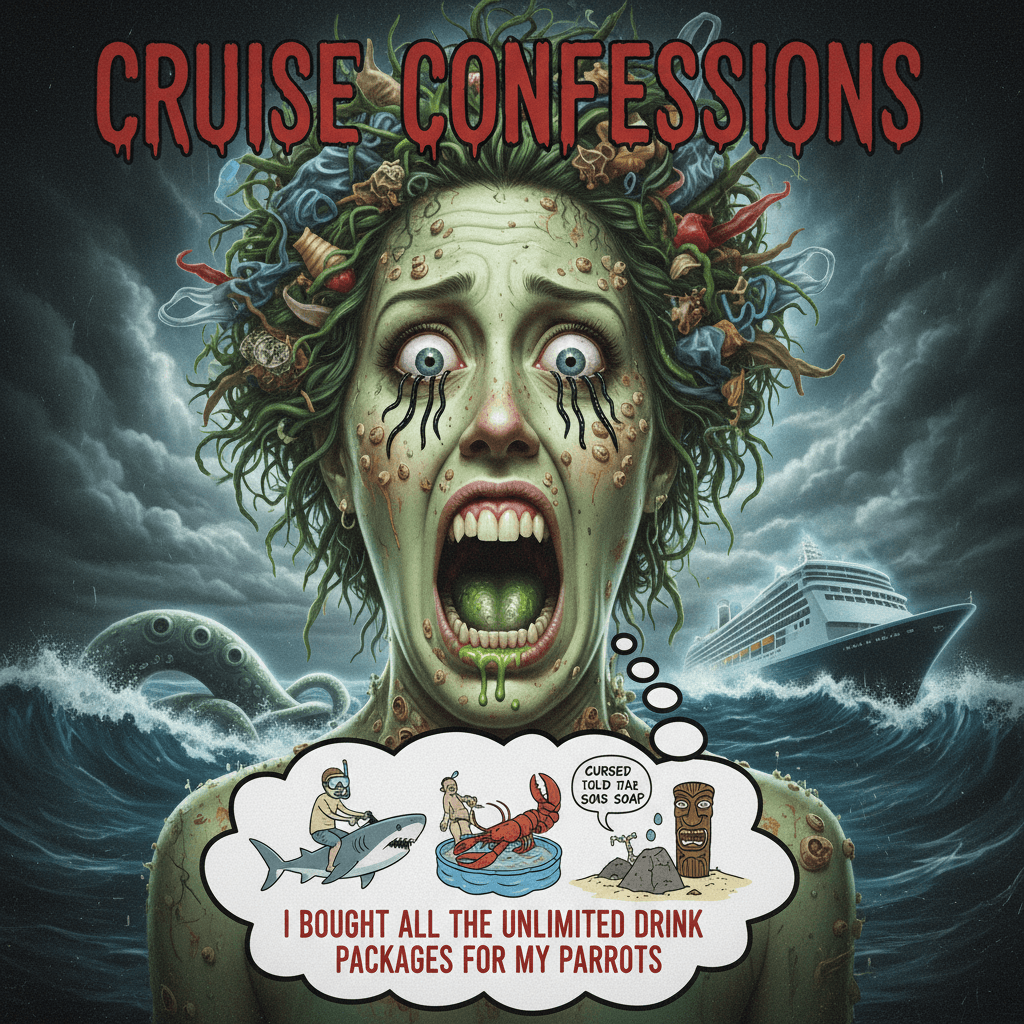 lady's face when you confess your worst cruise ship decisions