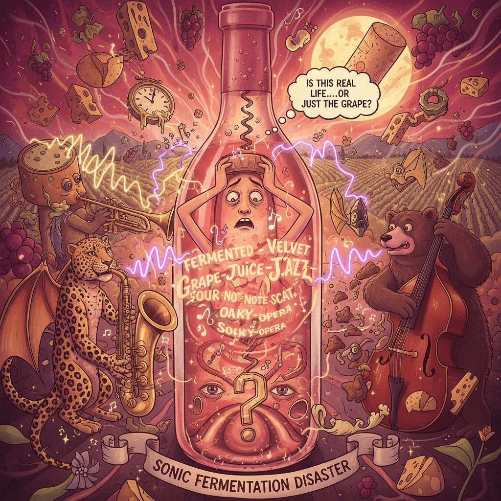 rosé discovers hybrids scatting in wine bottle, questions reality