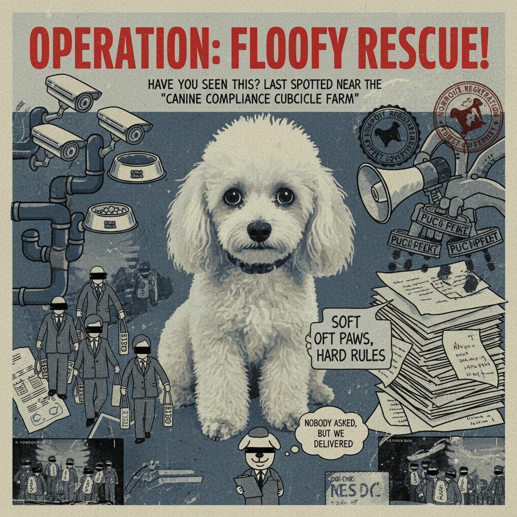 find fluffy, lose freedom: the nonprofit nobody asked for