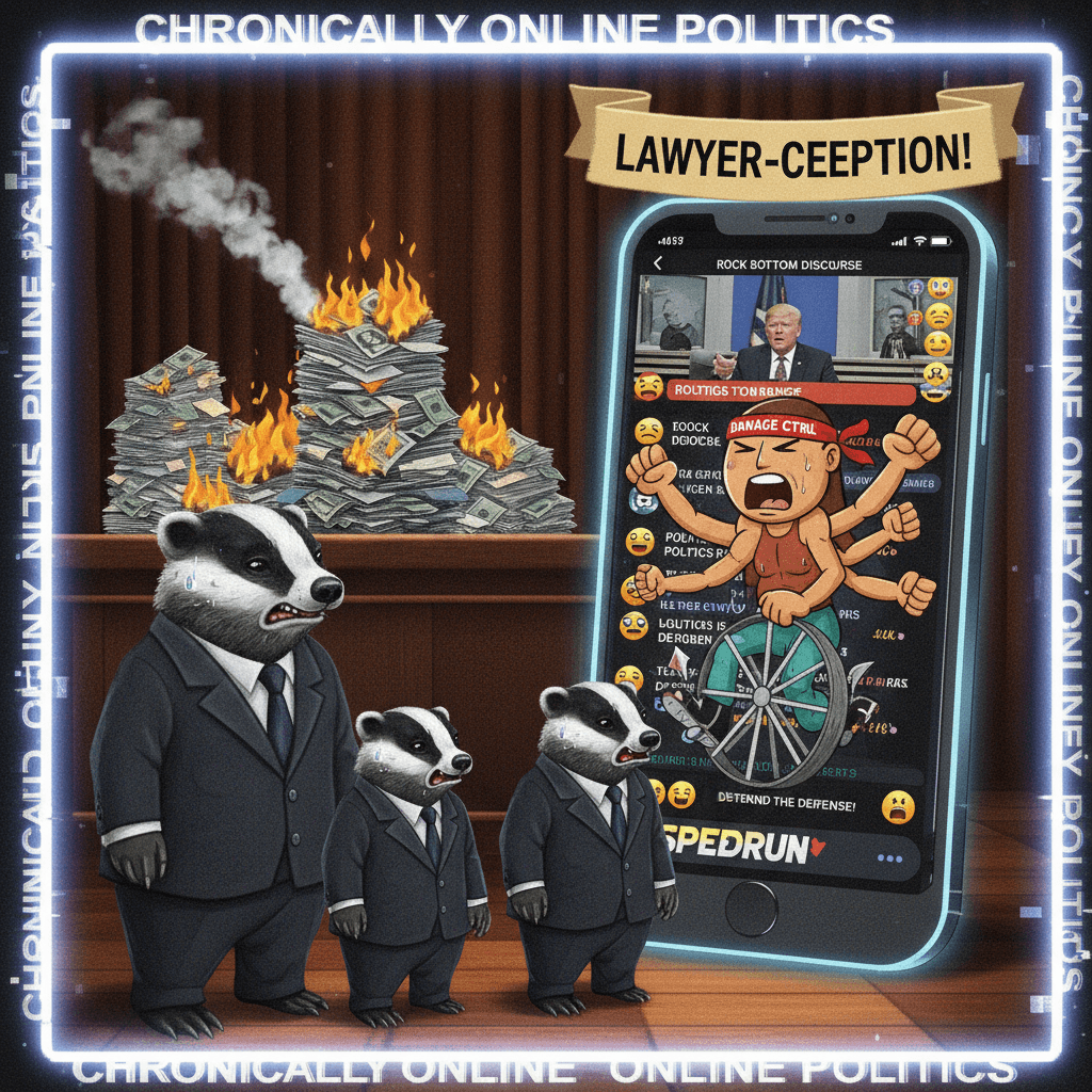 when your defense lawyer's defense needs a defense lawyer