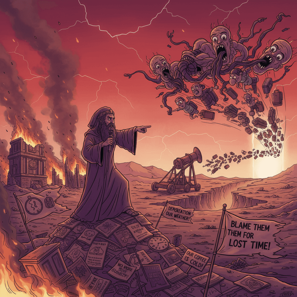 Miller goes full doomsday preacher, blames immigrants for literally everything