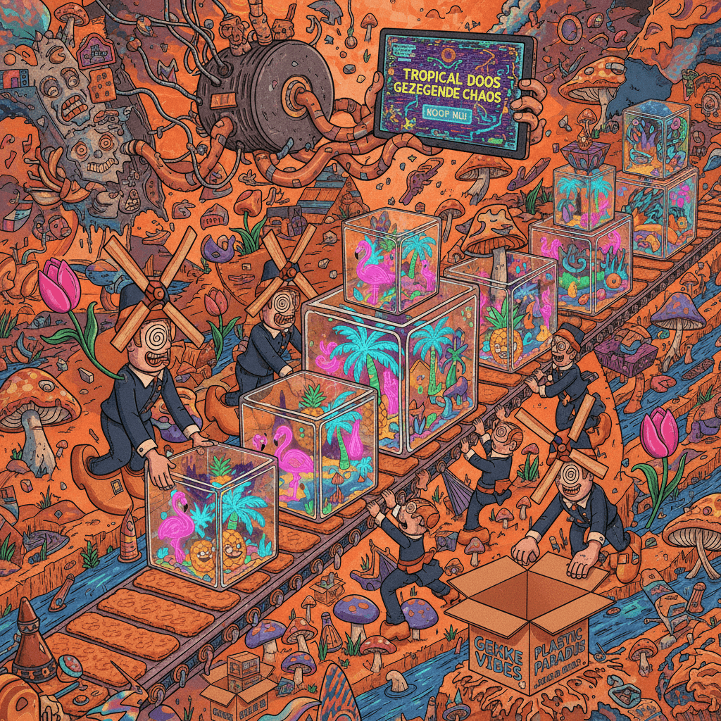 Dutch psychonauts selling tropical vibes in plastic boxes online