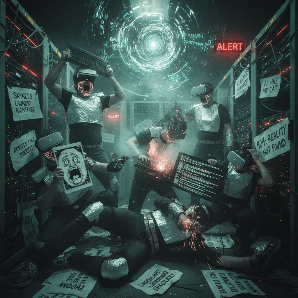 unhinged IT department screams into the void about AI while having a stroke