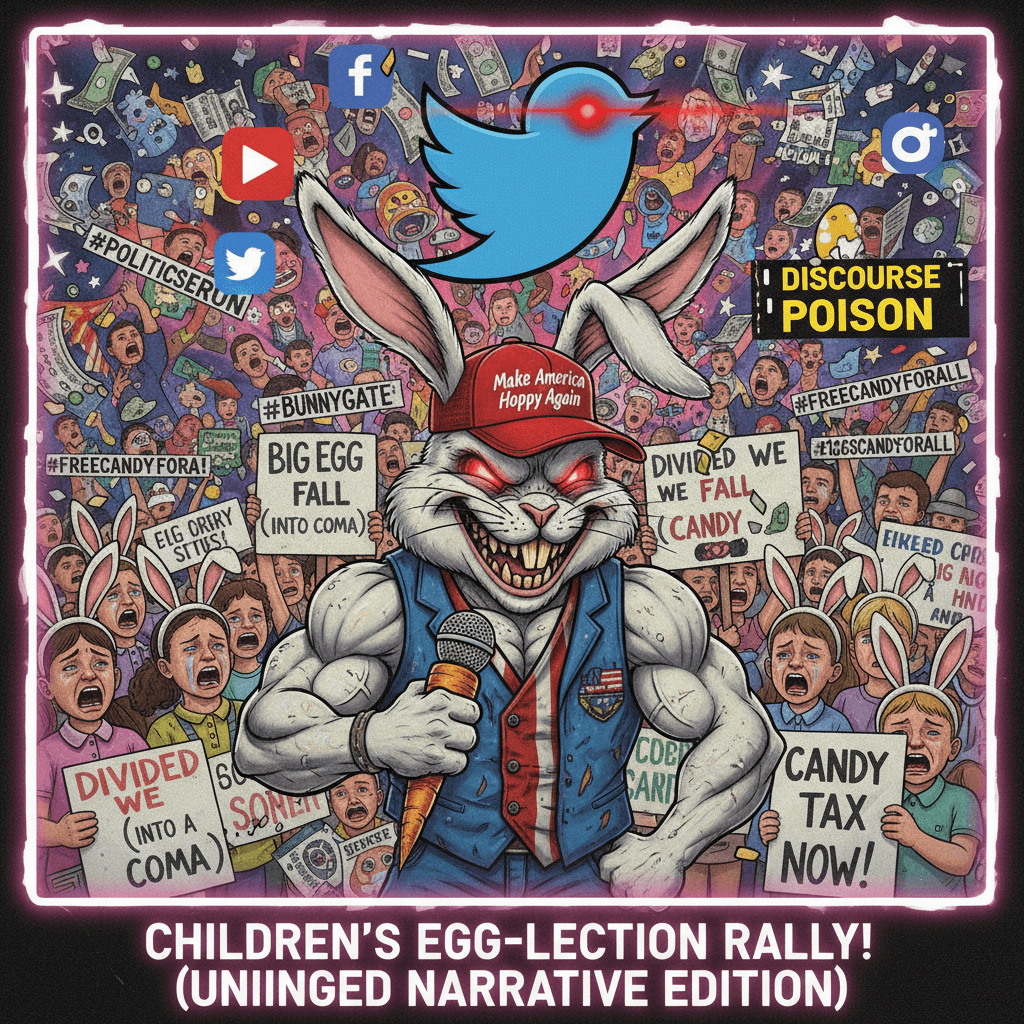 Easter bunny turns into political speedrun at children's event