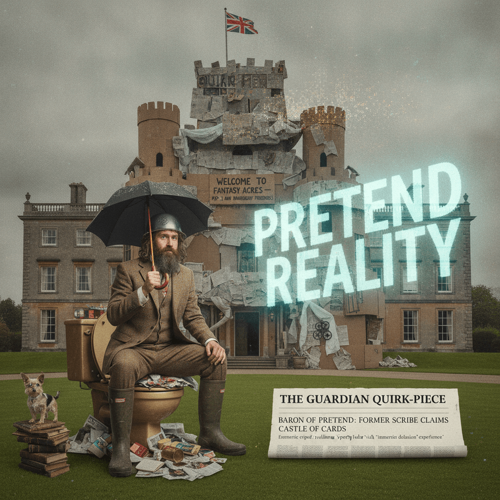 Former journo squats Britain's priciest estate, calls it 'pretend reality'