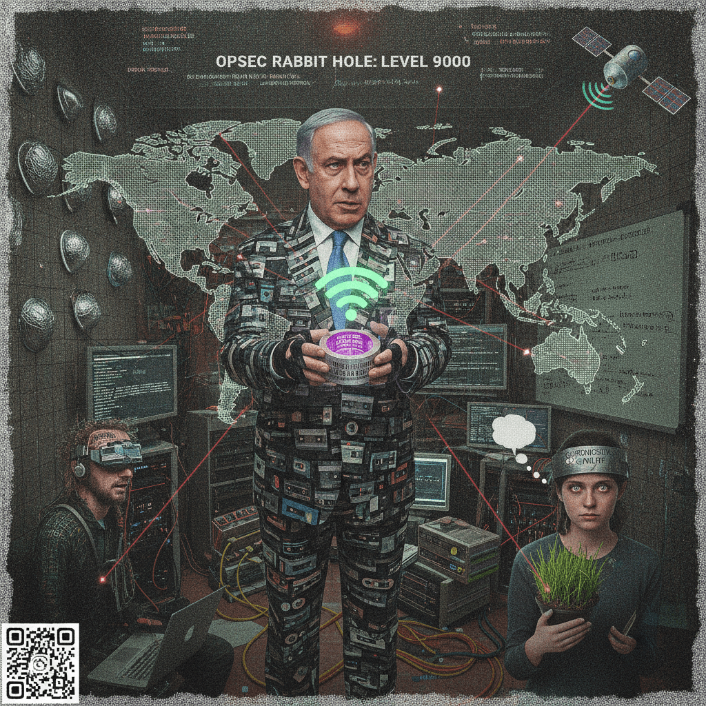 Netanyahu's tape strategy spawns WiFi-based 3D mapping conspiracy arc
