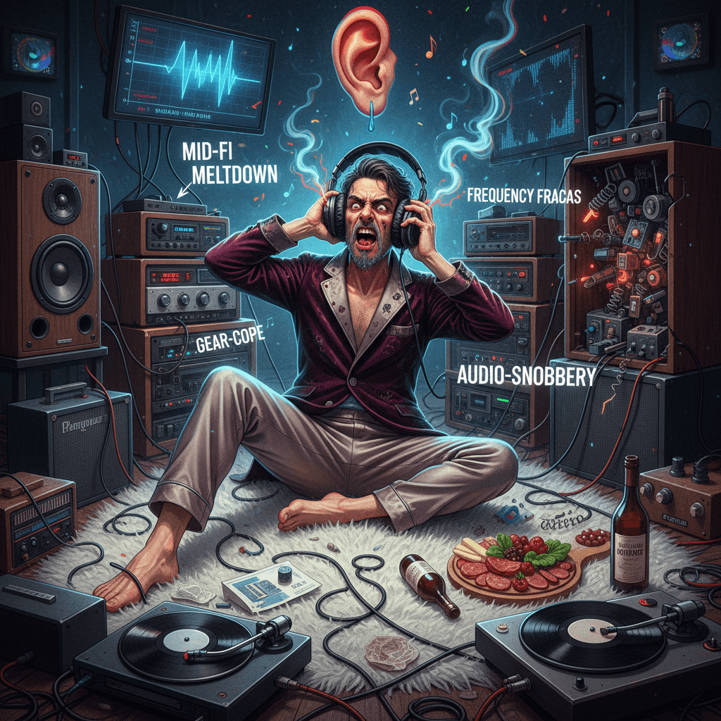 Audio elitist having a seizure over speaker quality