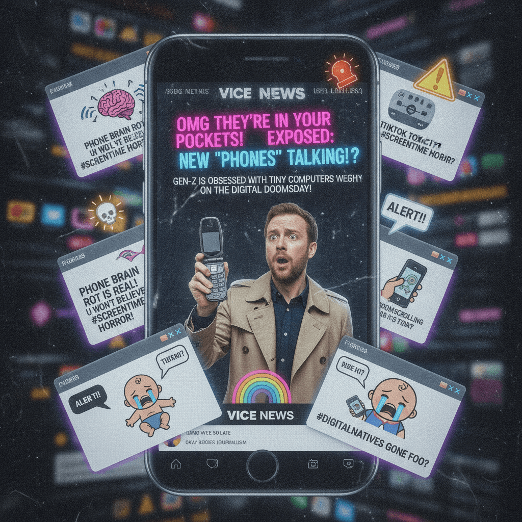 VICE discovers phones exist, headlines accordingly unhinged