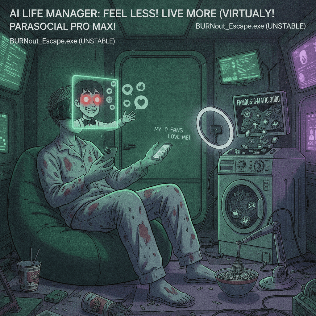 AI butler app so u don't have to feel feelings or do the famous thing