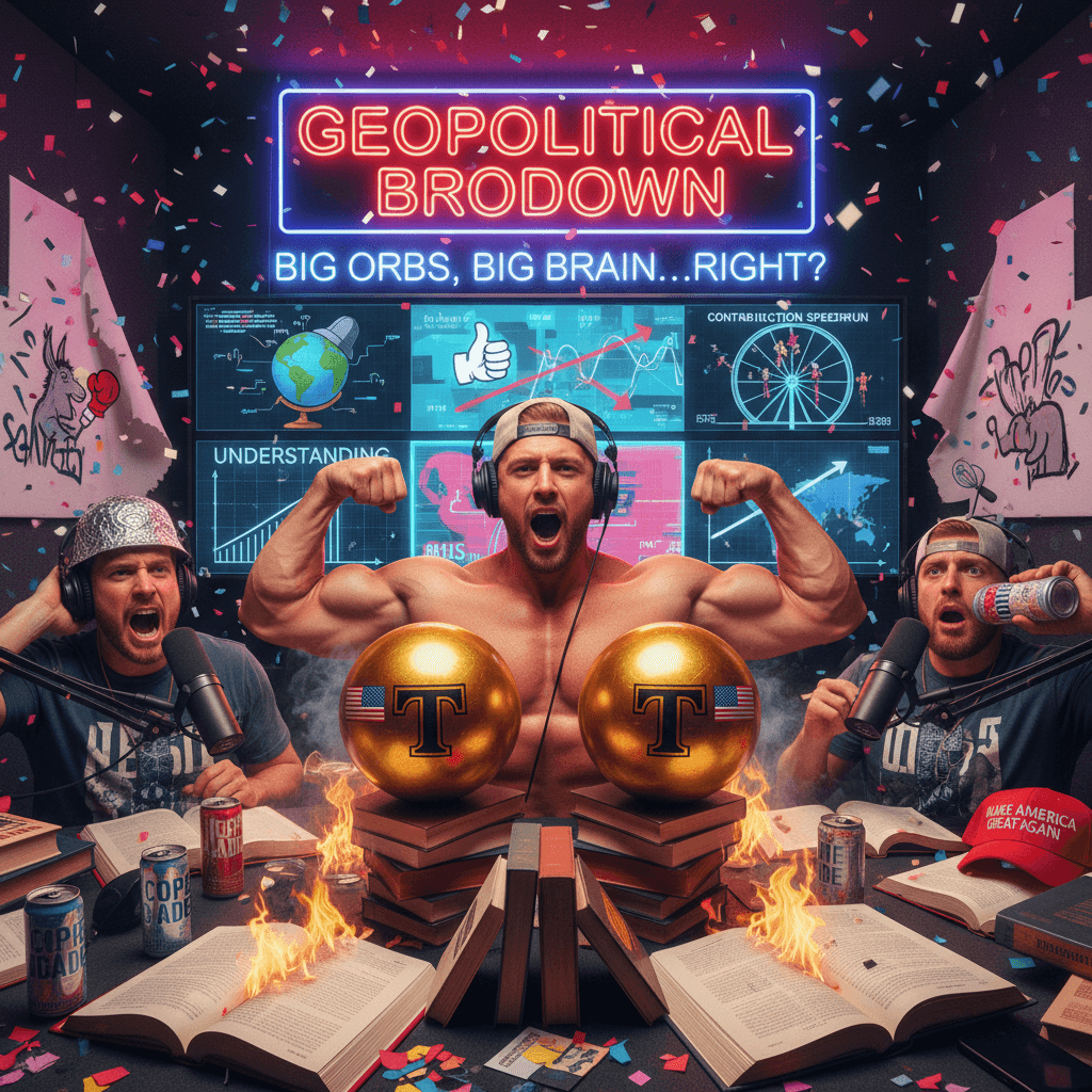 guy admits he doesn't understand foreign policy while praising trump's balls