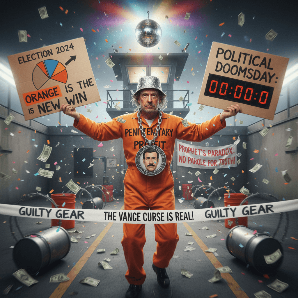 Casual prison prophecy with zero chill energy