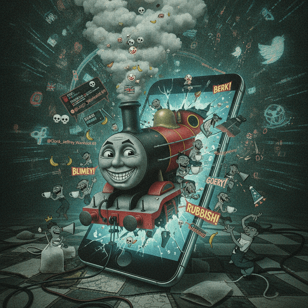 Jeffrey the wank engine derails group chat into beautiful chaos