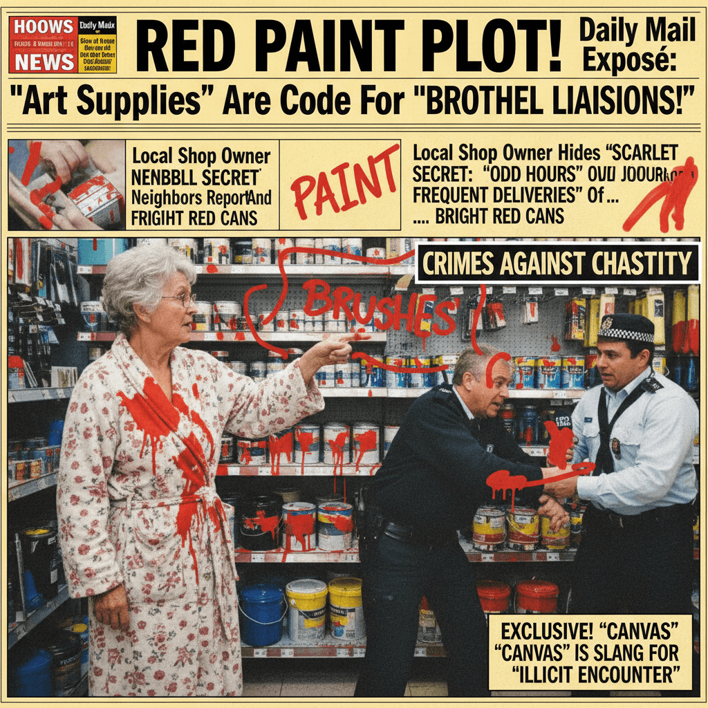 Daily Mail discovers paint exists, declares it a 'brothel' conspiracy