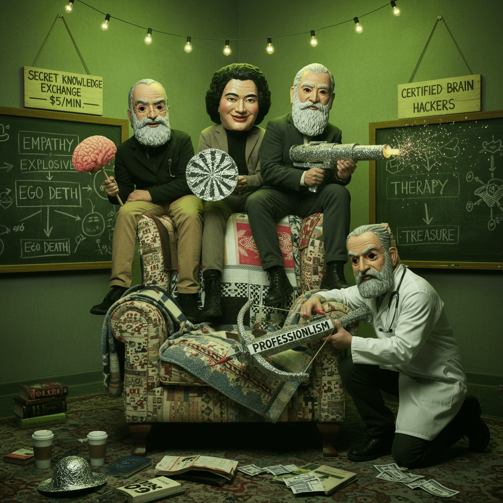 Unethical shrinks weaponizing psychology 4Head (and they're too professional to mess up)