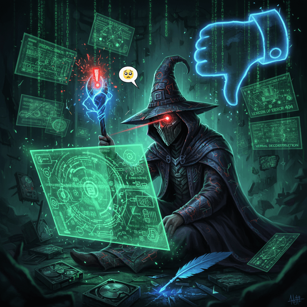 cyber-wizard discovers spellcheck exists, immediately regrets it