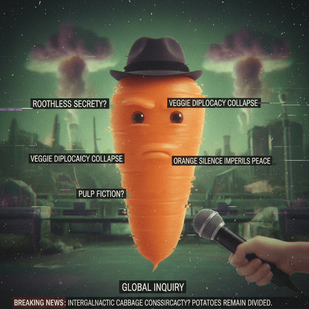 Breaking: Carrot witnesses international incident, refuses to comment