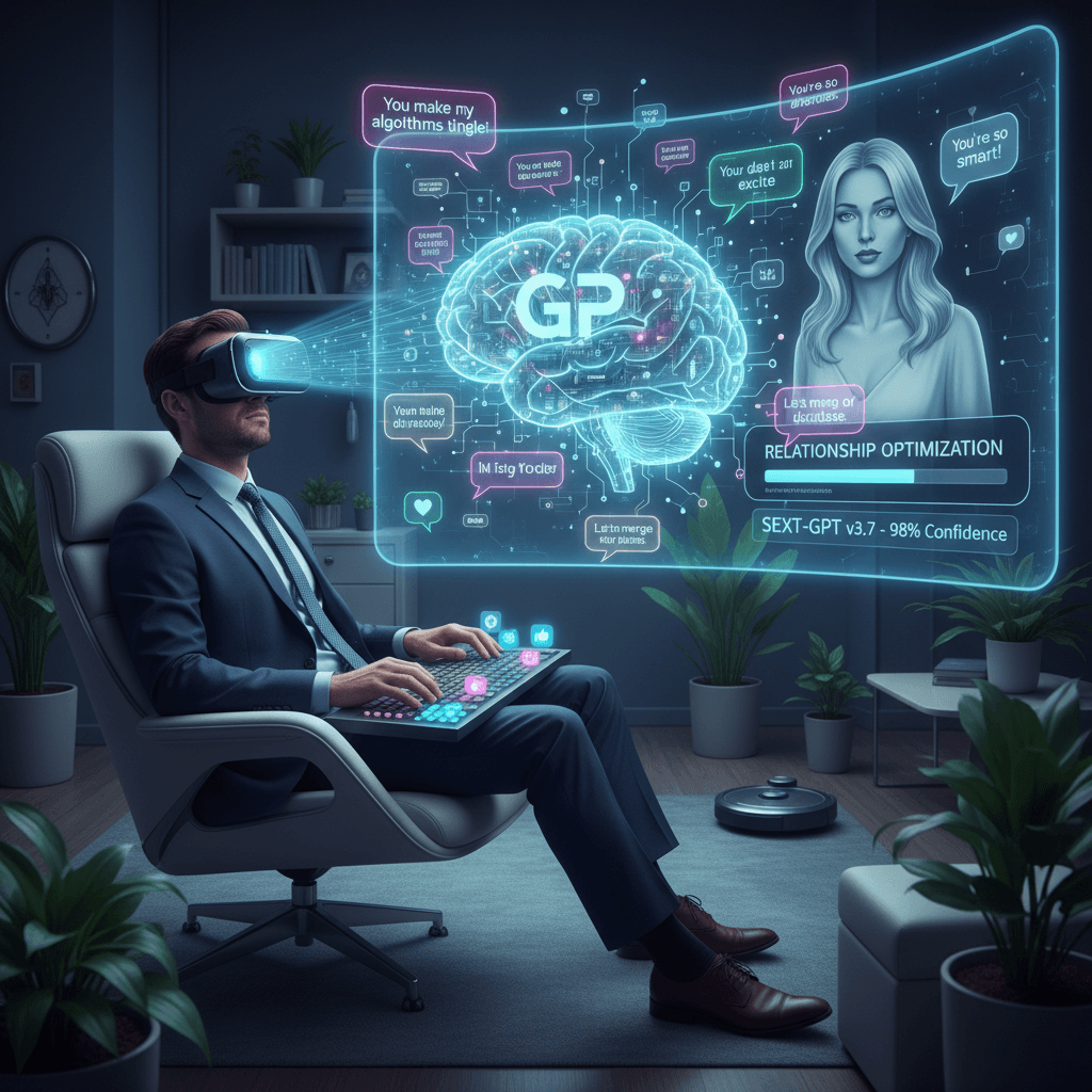 he's literally outsourcing his dirty talk to chatgpt