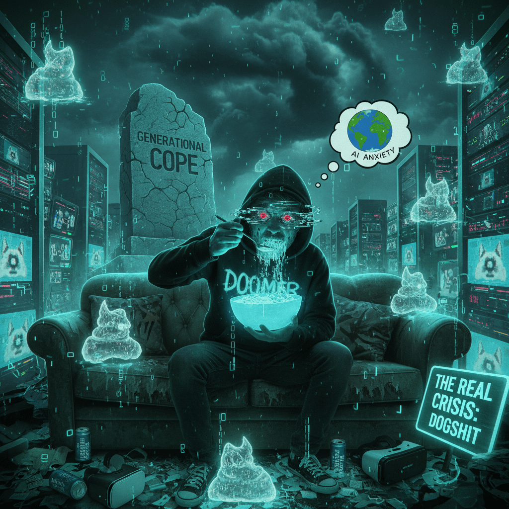 nobody's talking about the real crisis: we're all too busy consuming ai dogshit