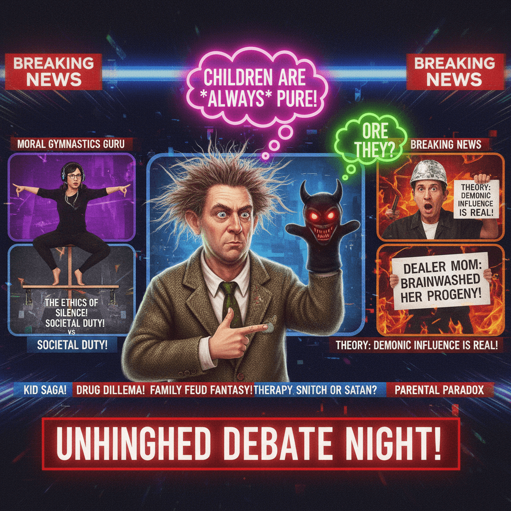 calling a child 'demonic' for not snitching on drug dealing mom