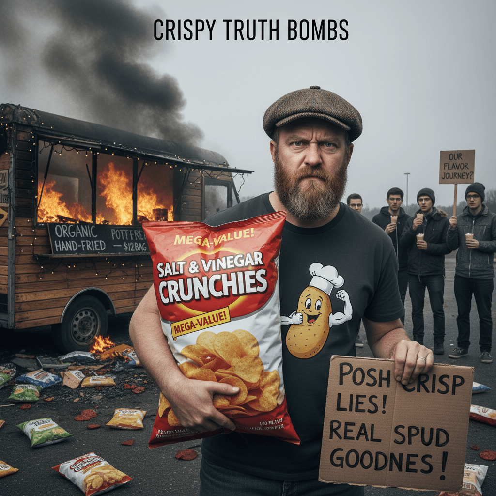 Mass-produced crisps > artisan journey, sorry not sorry