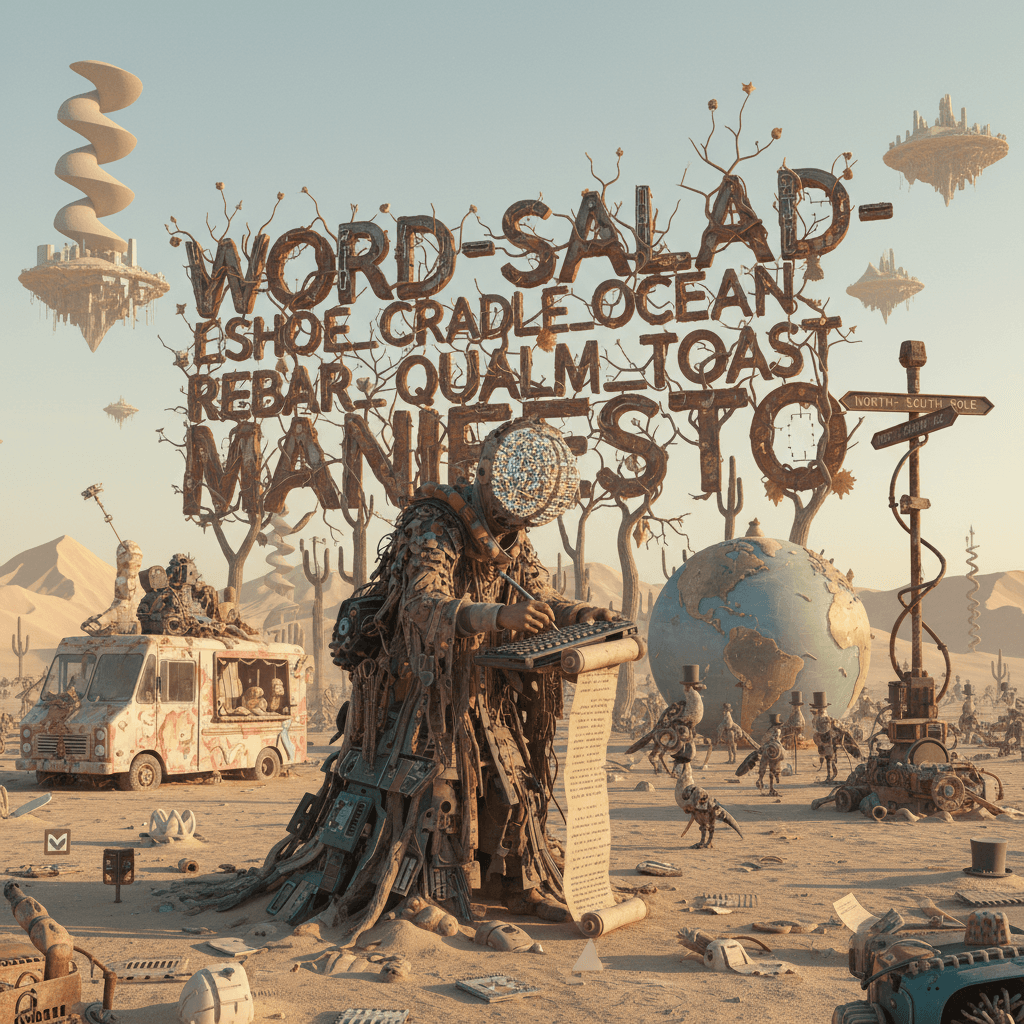 manifesto written by someone whose brain autocorrect betrayed them