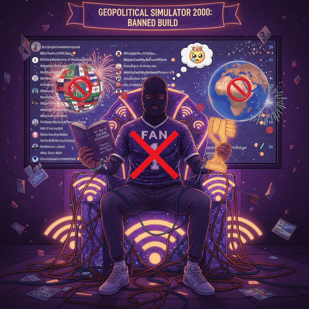 banned from middle east but also their #1 fan apparently