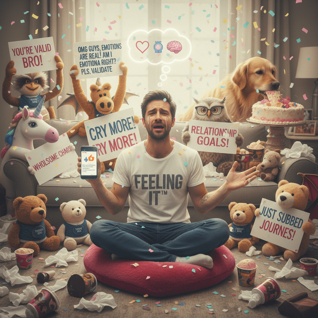 Man discovers feelings exist, immediately posts to Reddit for validation