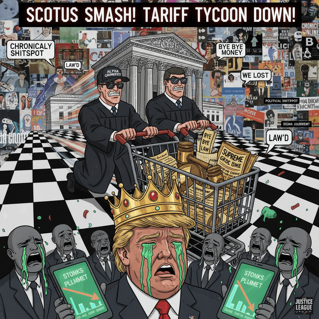 SCOTUS speedruns Trump's tariff empire, cortisol investors weep