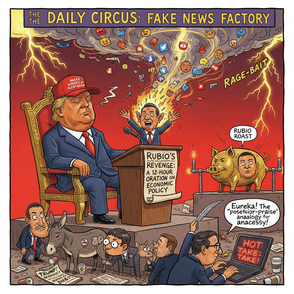 Trump sleeps through Rubio speech, writers discover 'ass-kissing' metaphors