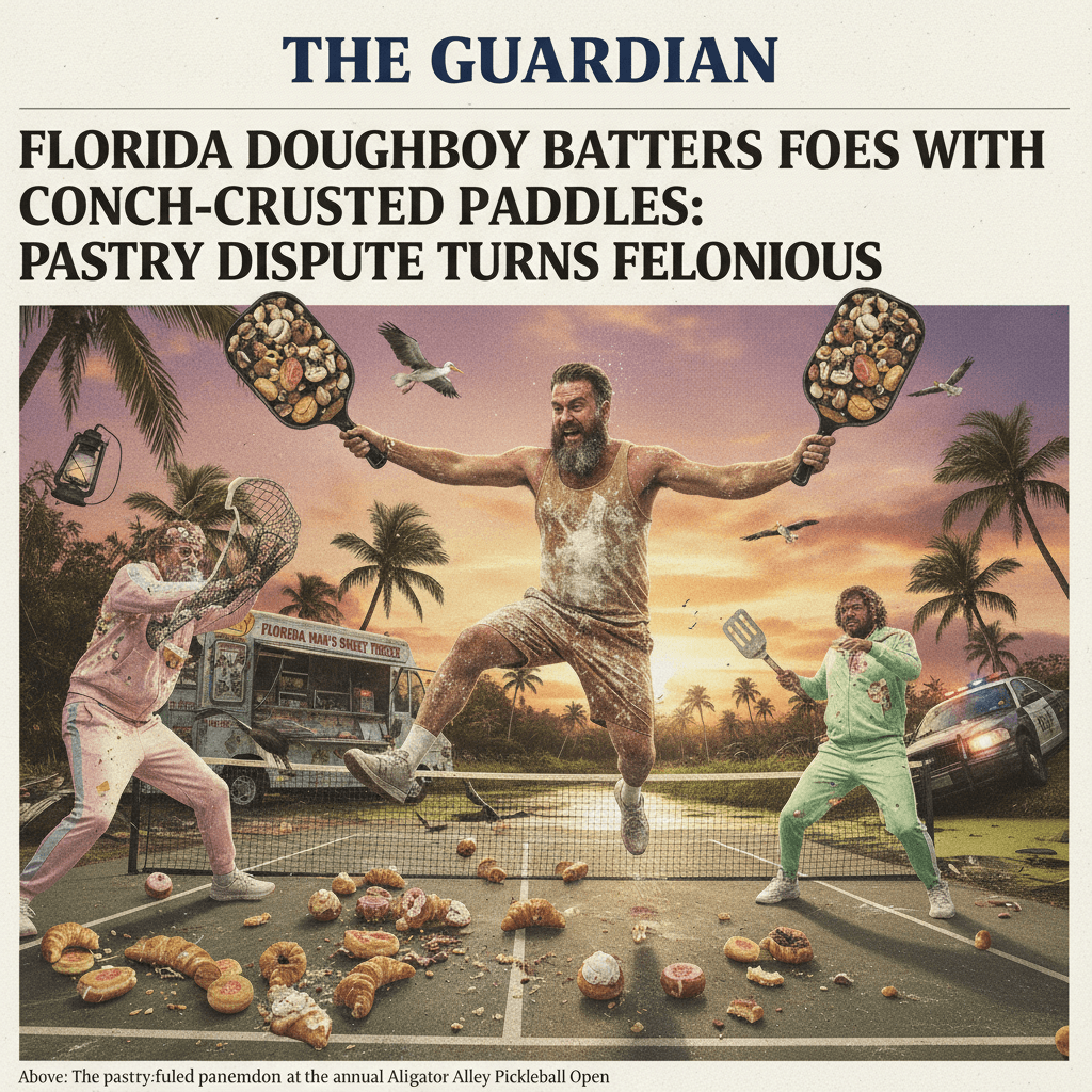 Florida man's pastry problem escalates to felony paddles