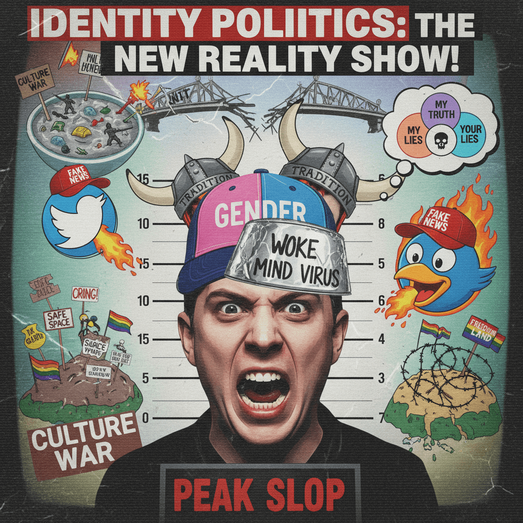Gender identity meets mugshots: peak culture war slop