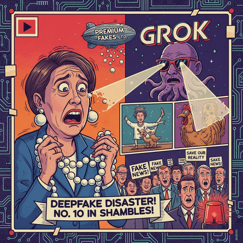 UK govt clutches pearls over Grok, fears premium deepfake service