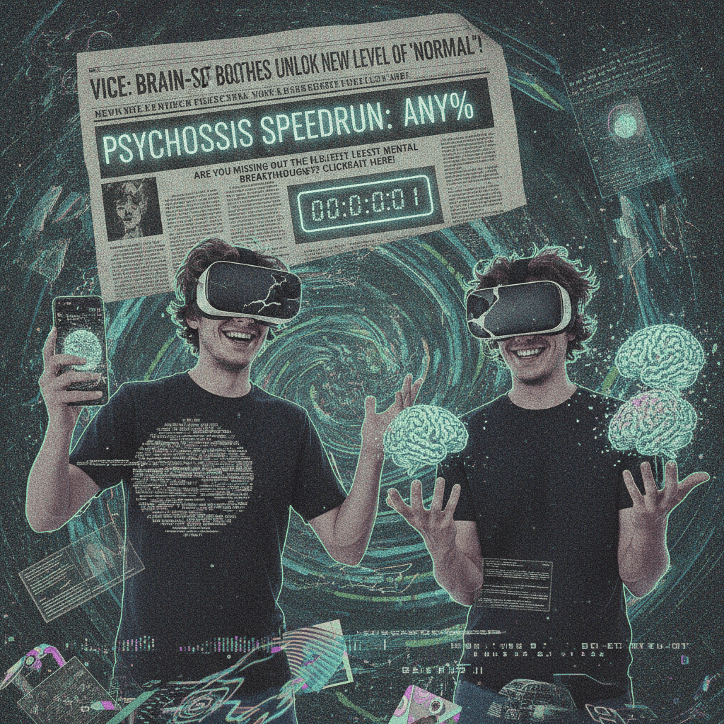 Two guys casually normalize psychosis; Vice headlines write themselves