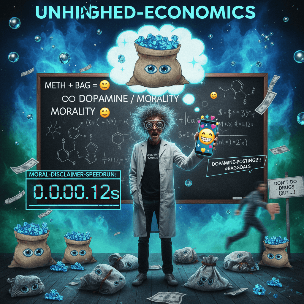 doing meth is bad BUT imagine the bag tho 👁️👄👁️