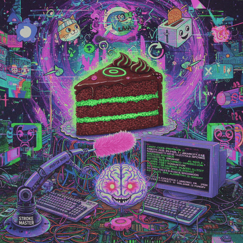 cake is causy; stroke simulator achieves sentience