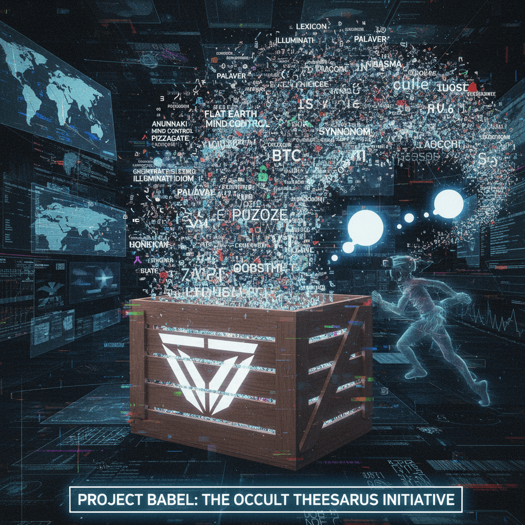 mossad crate whispers: when your conspiracy theories need a thesaurus