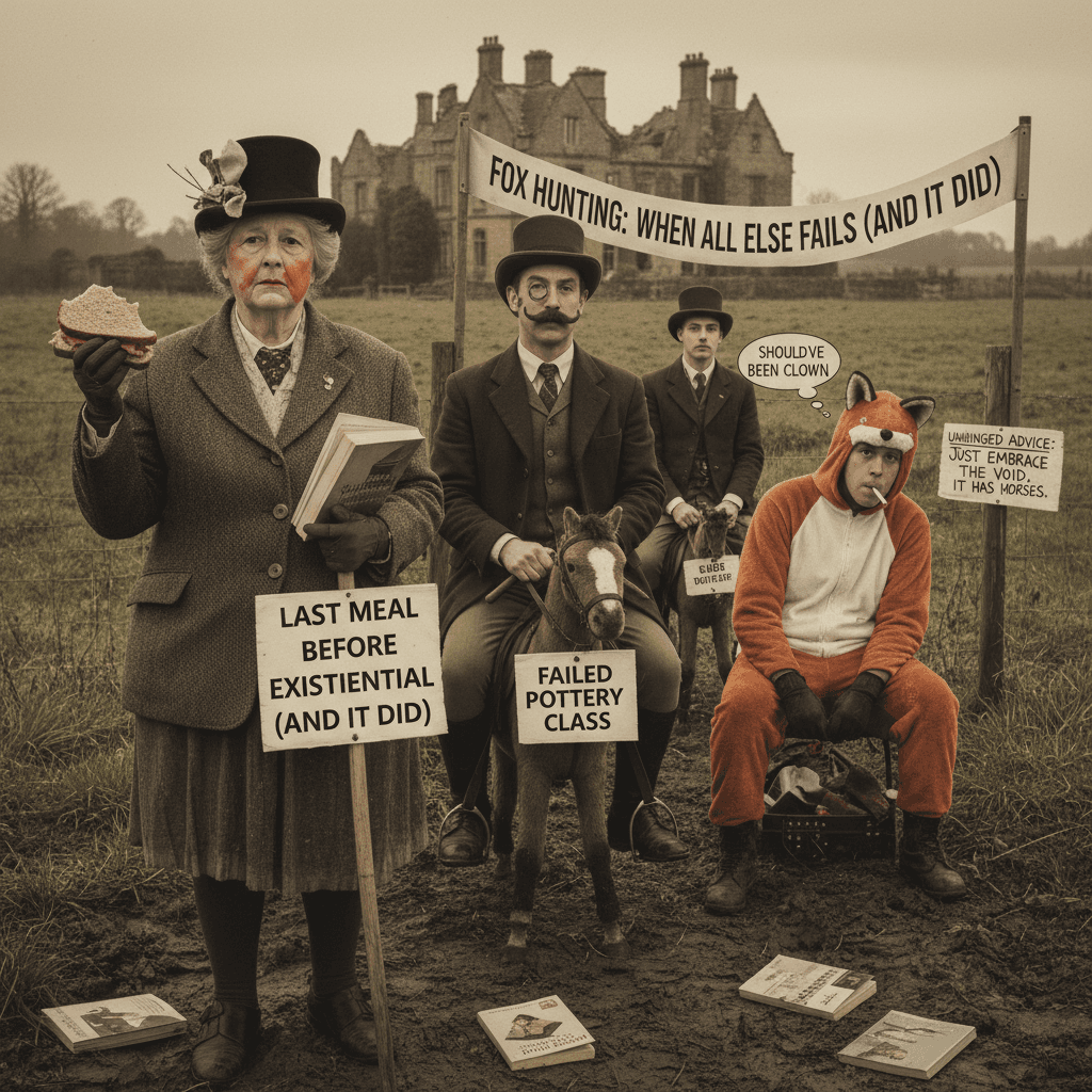 Fox hunting: the hobby for people who've given up on everything