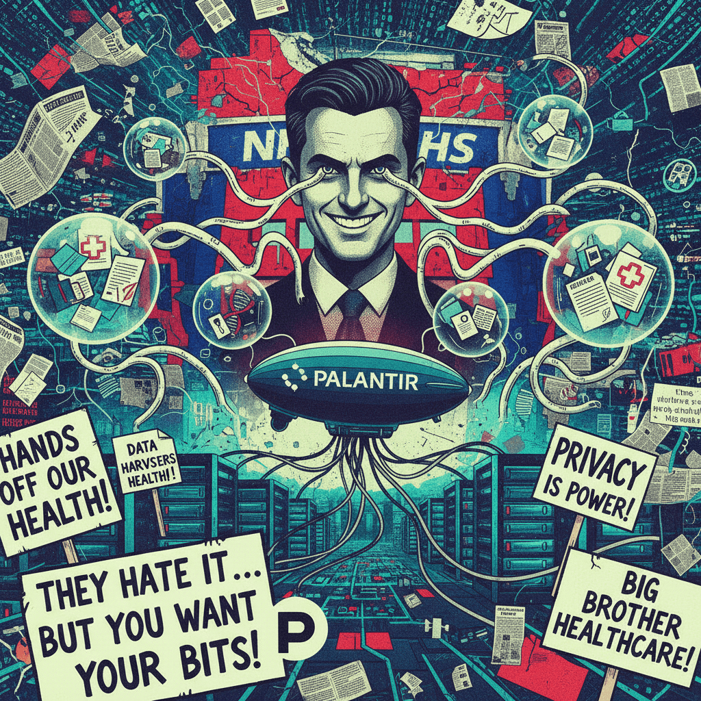 Founder hates NHS, but also wants their data apparently