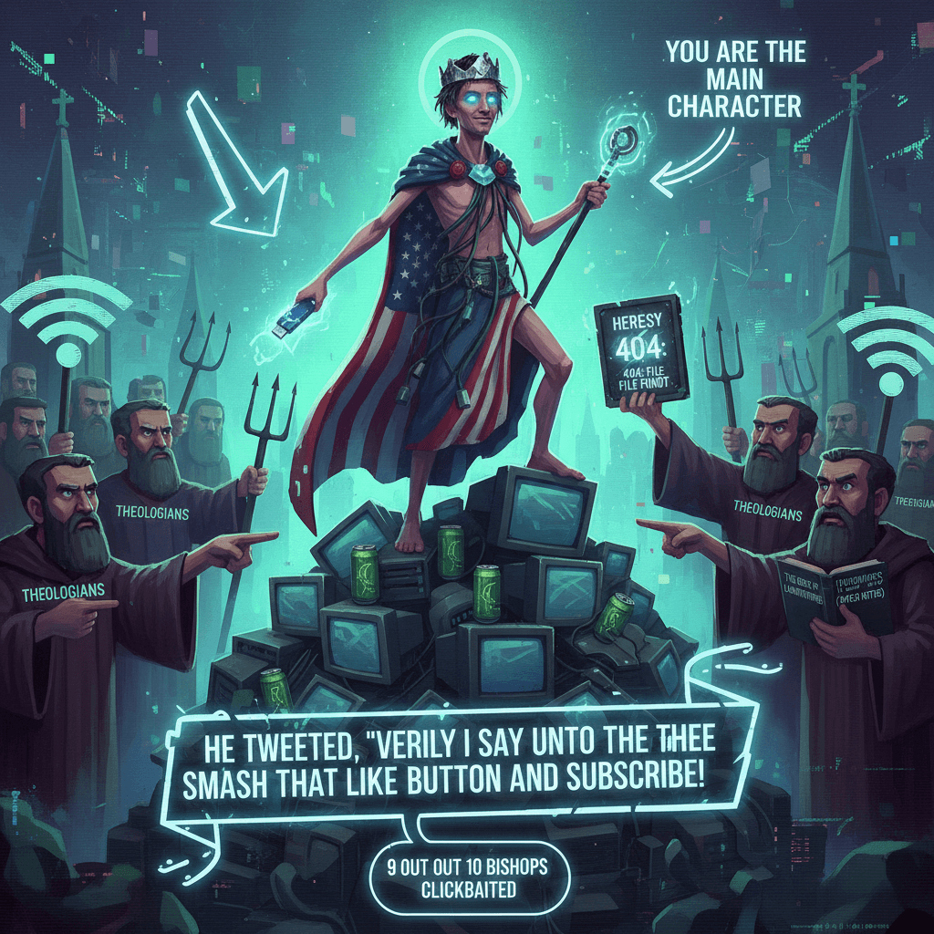 man thinks he's the savior, theologians hate this one weird trick