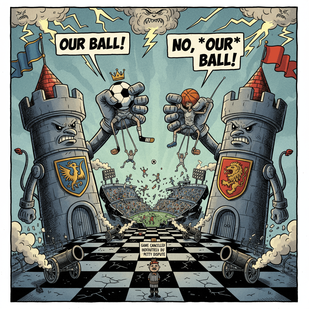 two countries really said 'we're taking sports hostage' lmao